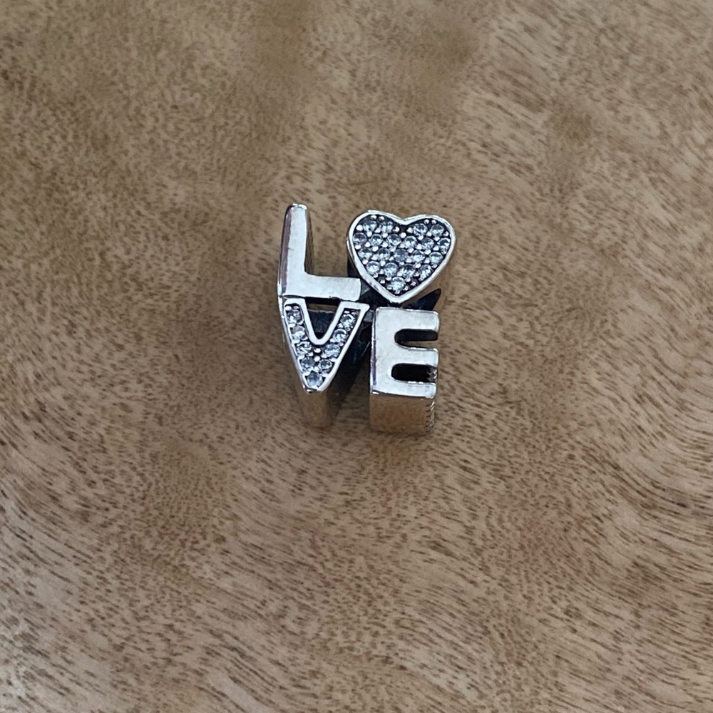 Love charm 925 Sterling Silver
